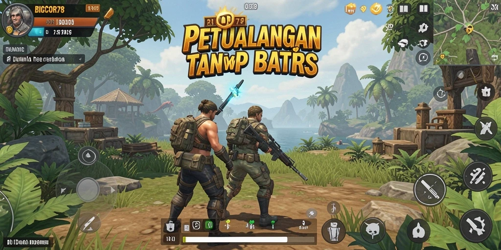 Tampilan gameplay <strong>BIGCOR78</strong> yang menakjubkan dalam dunia terbuka.