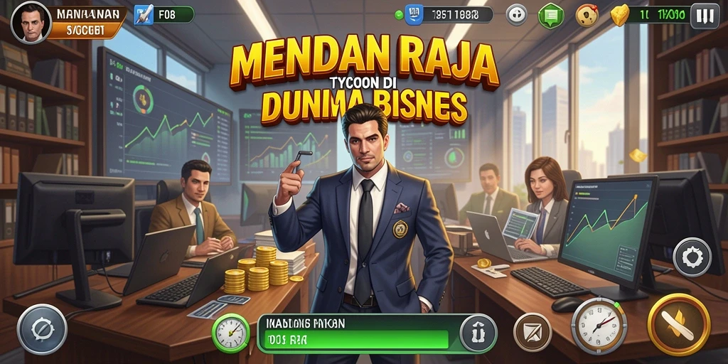 Tampilan gameplay F08 yang seru dan menantang dalam dunia Tycoon.